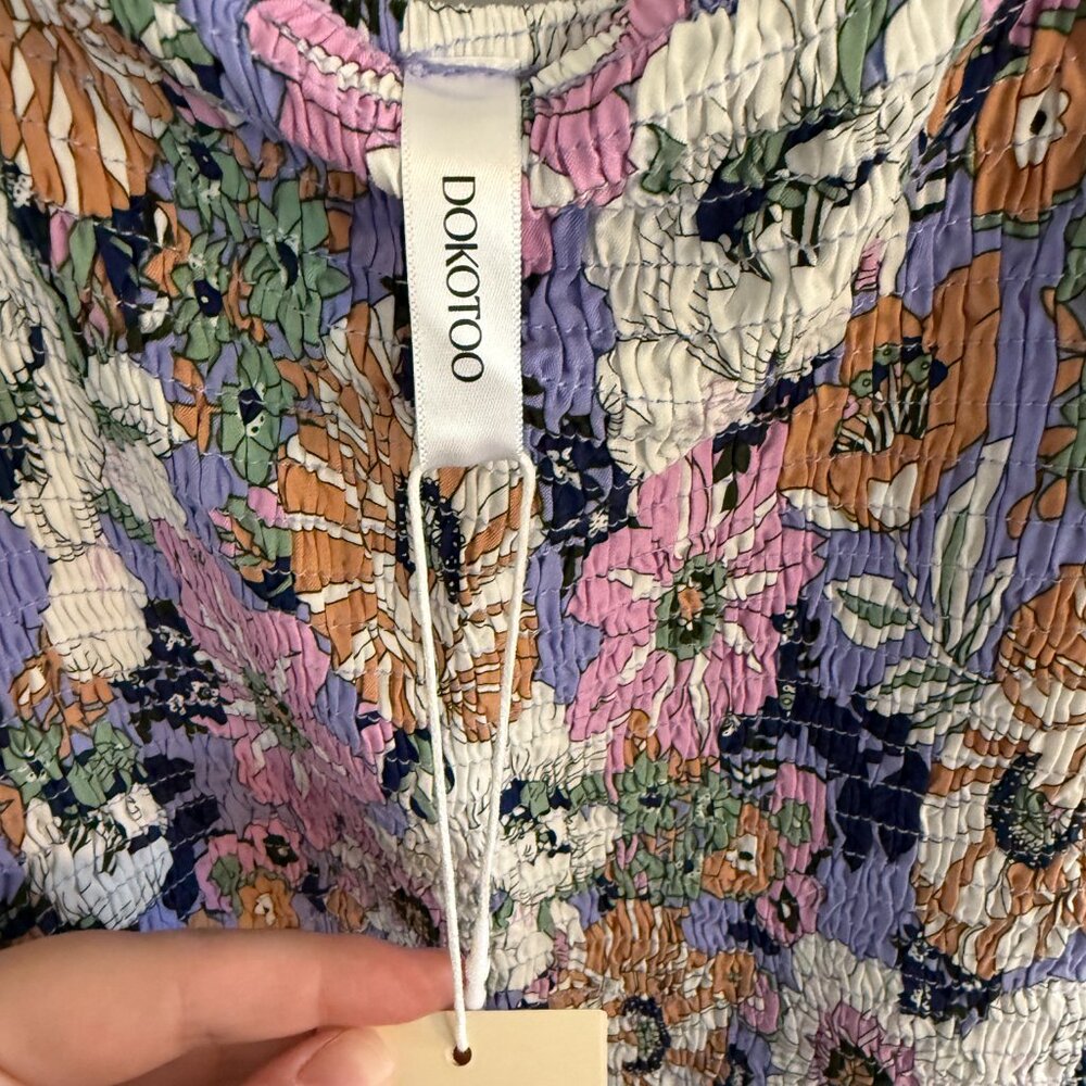 Purple Floral Dress - NWT - Picture 5 of 5